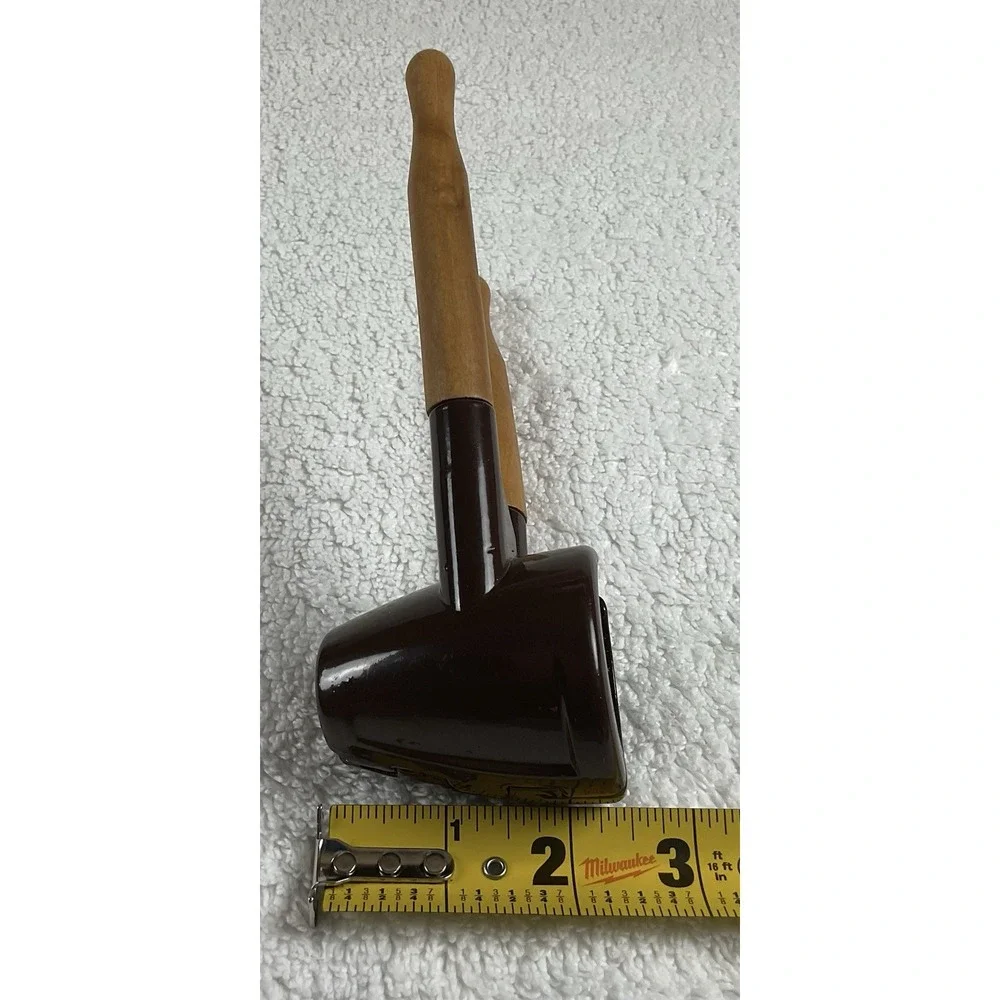 Vintage Metal Nut Cracker Heavy Duty Wooden Handle Walnut Pecan Nutcracker Brown - Picture 5 of 10